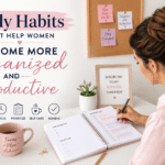 Daily Habits That Help Women Become More Organized and Productive